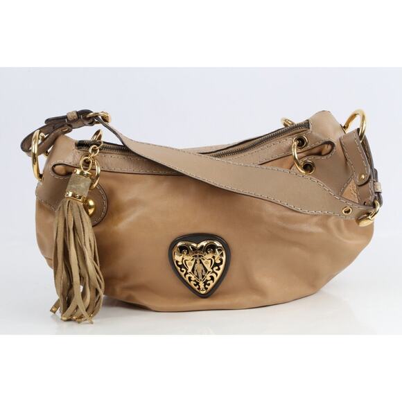 GUCCI Babouska Hysteria Beige Leather Hobo Bag - Picture 3 of 16